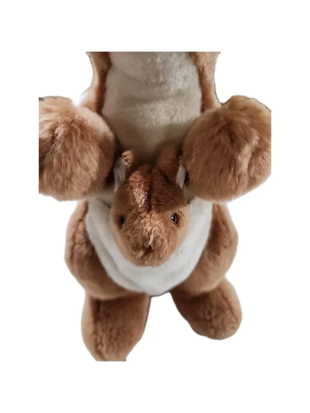 VTG TY Kangaroo‎ With Baby Plush POUCH The Beanie Buddies Collection 14